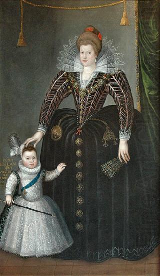 Charles Martin Portrait of Maria de' Medici and her son Louis XIII china oil painting image
